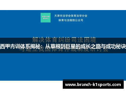 西甲青训体系揭秘：从草根到巨星的成长之路与成功秘诀