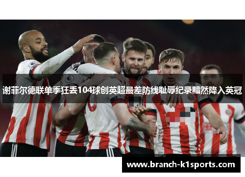 谢菲尔德联单季狂丢104球创英超最差防线耻辱纪录黯然降入英冠